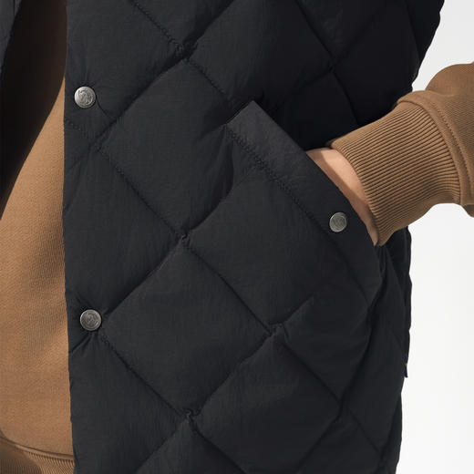 北极狐 女士棉马甲 2024秋冬新款 运动菱格蓬松马甲棉服07242208 商品图4