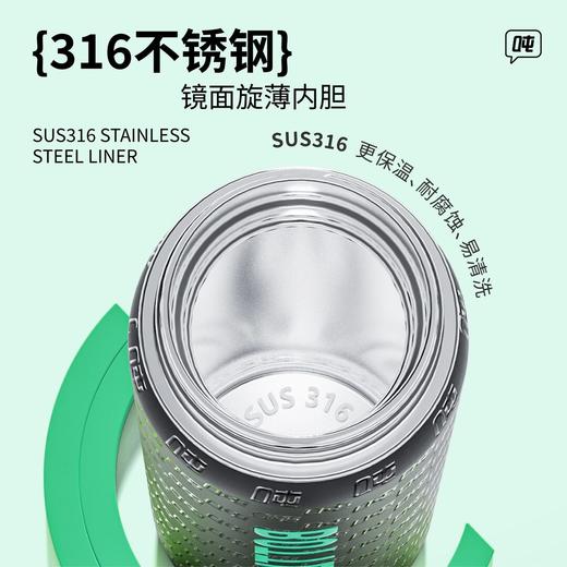 【保温纤吨吨】-经典老花系列 王一博同款弹跳便携防摔简约茶漏保温杯 商品图2