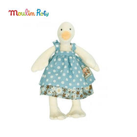 Moulin Roty 20cm小鹅珍妮 法式玩偶 适合全年龄 原创故事形象 进口面料 农场大家庭系列 法国品牌-632231