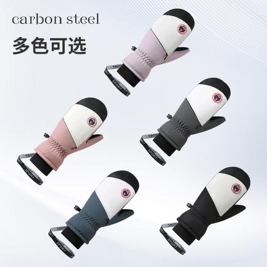 滑雪焖子手套女冬季保暖触屏防滑耐磨骑行防风防水加绒内胆手套冬 商品图6