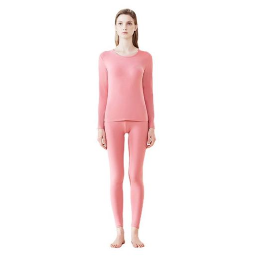 猫人秋冬季【男士女士舒适保暖内衣】情侣款 云感棉秋衣秋裤 修身圆领套装 商品图4