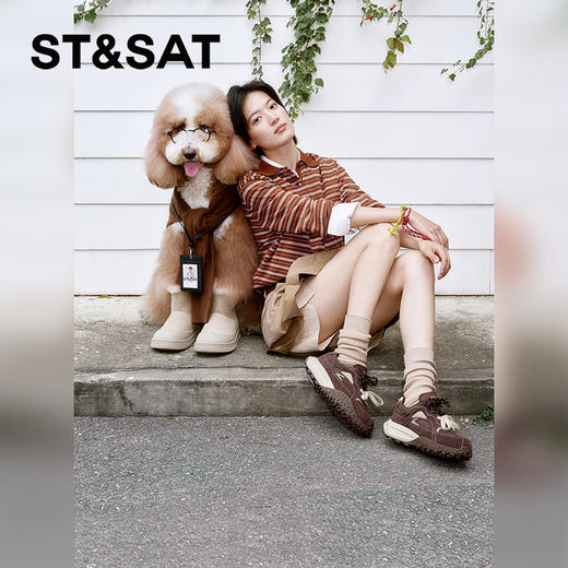 星期六复古美拉德百搭软底阿甘鞋SSC3112CGB 商品图2