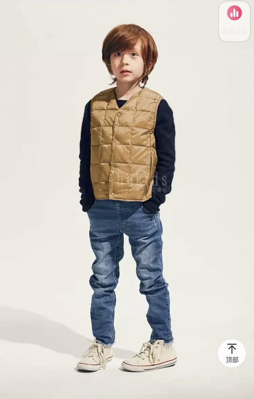 2024冬季儿童亲子轻薄型三防保暖体温经典款羽绒马甲内胆三色 商品图2