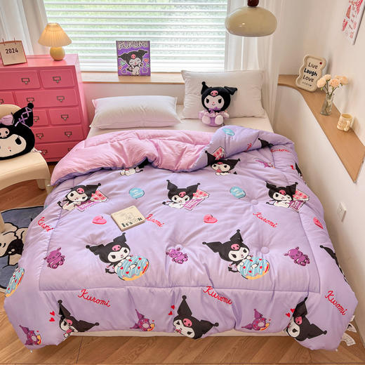【新款上新，可爱卡通三丽鸥水洗棉被】卡通三丽鸥水洗棉被子 加厚保暖冬季被芯 幼儿园宿舍春秋被-QQ 商品图4