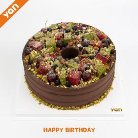 巧克力开心果碎蛋糕（默认原味蛋糕胚）