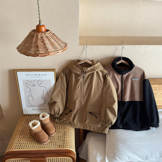 俊淳三合一儿童户外三合一三防冲锋衣2件套 110-160 商品图8