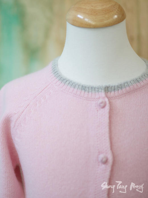 盛唐牡丹| 针织羊绒圆领儿童加厚上衣(2岁) 商品图1