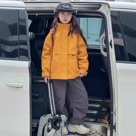 儿童冲锋衣外套儿童秋冬三合一风衣2024秋季中大童登山服男女同款