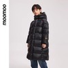 美特斯邦威295482儿童连帽长款黑金羽绒服 商品缩略图0