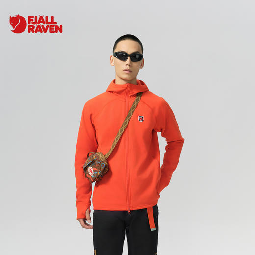 北极狐 男士抓绒休闲外套 2024秋冬 连帽抓绒夹克开衫12600237 商品图0