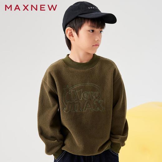 【卫衣】童装圆领摇粒绒印花卫衣1N4342401 商品图2