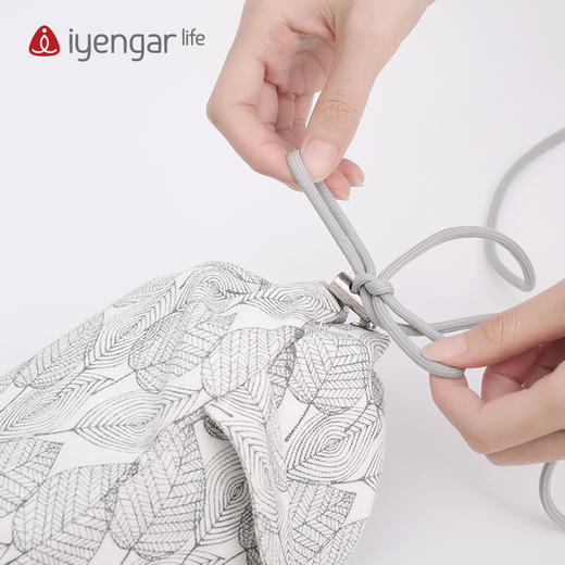 艾扬格 Life  瑜伽垫 背袋 简约 叶脉 商品图6