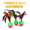 鸡毛不倒翁猫玩具 跨境猫玩具不倒翁羽毛 益智猫玩具逗猫羽毛1/个 商品缩略图2