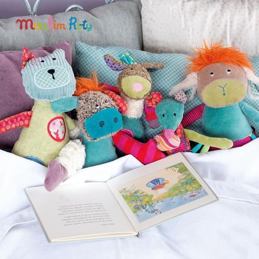 Moulin Roty XL狗狗玩偶 法式玩偶 适合年龄3岁+ 漂亮的丑娃系列 629049 商品图4