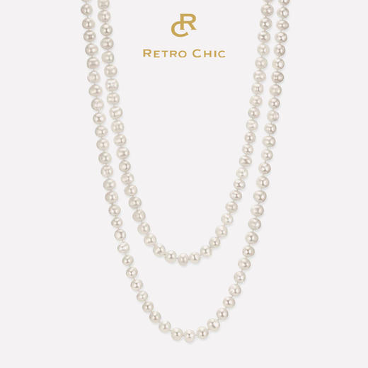 【金靖同款】苏托儿二号天然珍珠项链（7mm，160cm） 商品图0