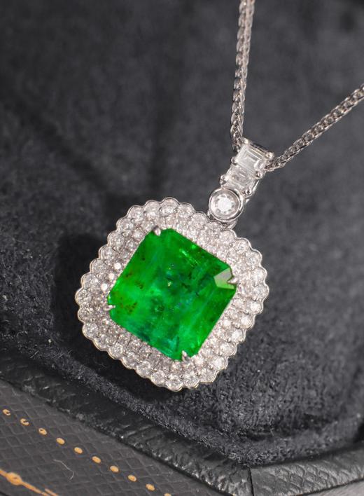 2ct刻面祖母绿吊坠 商品图2