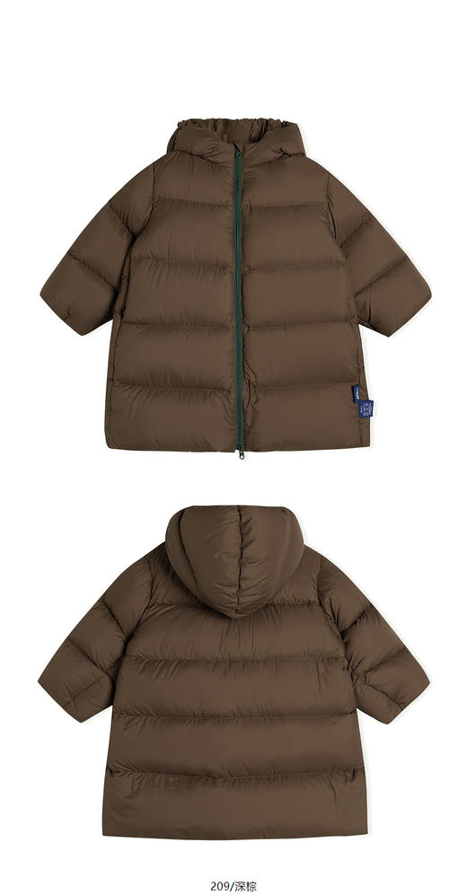 jnby    24年冬款  A型长款羽绒服  YOAC11060 商品图12