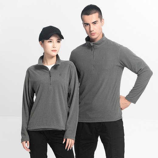 鹰爪穿梭者半拉链摇粒绒打底衫 商品图6