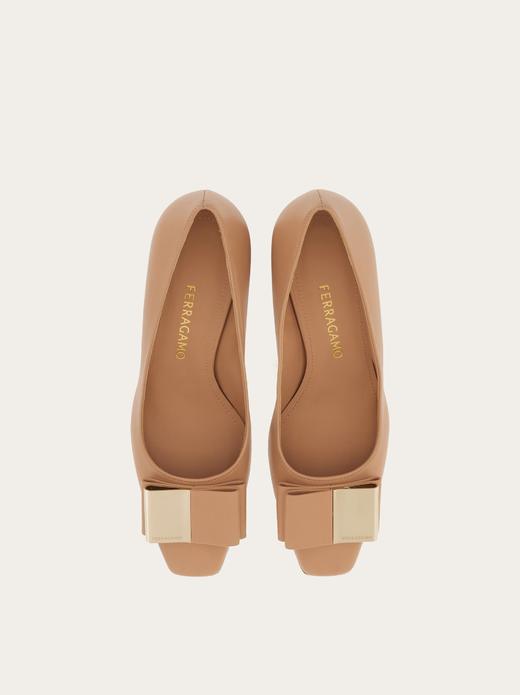 FERRAGAMO-双蝴蝶结高跟鞋 商品图1