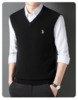 【NECHEER柏奥玛秋冬季男士纯色V领羊毛背心马甲8963款】❗❗❗ ✅柏奥玛的羊毛含量非常纯，很柔软，🔹不像有的羊毛衫，说100%羊毛衫，🌸实际却很扎皮肤 商品缩略图0