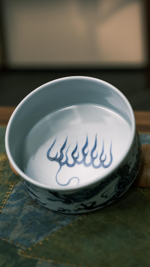 【元岚堂】仿元青花龙纹建水 商品图3