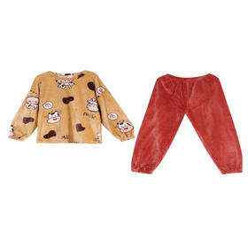 都市丽人睡衣套装生活家居双面法兰绒家居服LH12N7