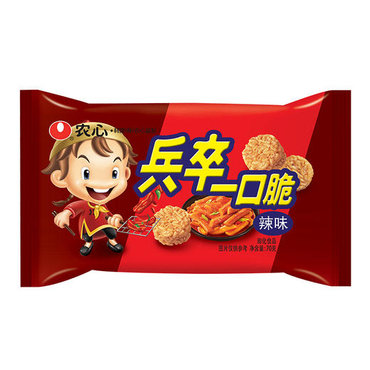 农心兵卒一口脆辣味70g 商品图0