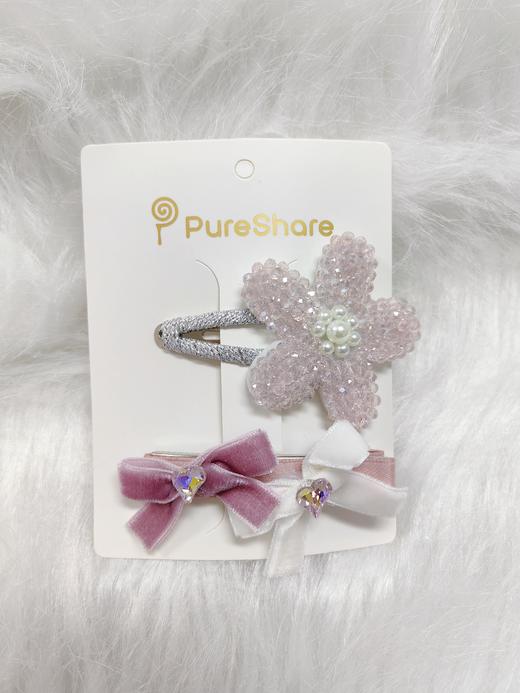 珍珠网纱发夹 商品图0