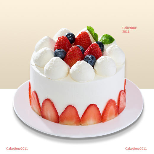 莓有烦恼·草莓轻乳酪蛋糕 商品图0