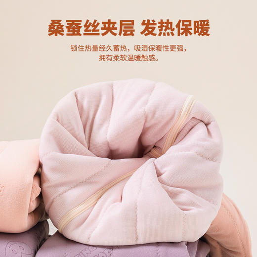 【拍2件59元起】【高品质校服保暖神器】冬季儿童德绒蚕丝夹层套装 商品图2