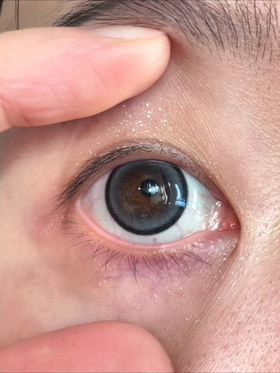 Hanawink半年抛·泡泡糖灰·14.5mm中大着色·2片