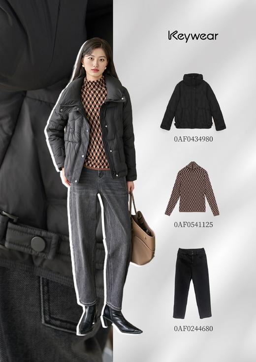 奇威 翻领短款羽绒服 0AF04349 商品图2