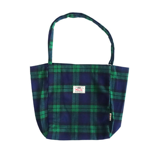 HUJI祤集Omni单肩包插画磨毛经典格纹 商品图4