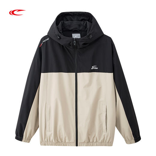 【拼接连帽防风】赛琪简约男士冬季厚风衣224541 商品图0