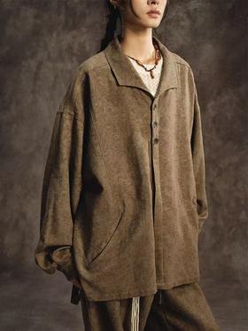 共和GongheRepub/GH24020/卷草纹一片领夹克