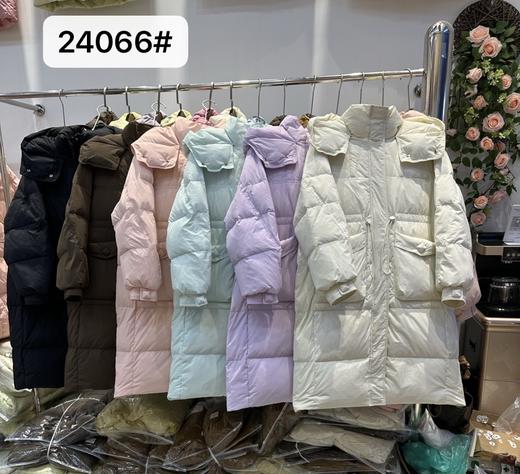 【YW】无忧购韩版温柔显瘦百搭中长款羽绒服外套24066# 商品图3