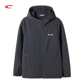 【防风连帽印花保暖】赛琪男士冬季厚风衣224501