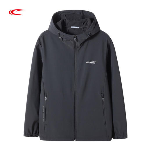 【防风连帽印花保暖】赛琪男士冬季厚风衣224501 商品图0