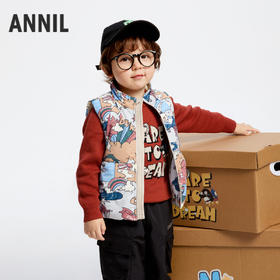 【御寒-5~5℃】男童防风雪羽绒马夹冬季新款安奈儿童装实体店同款XB442641