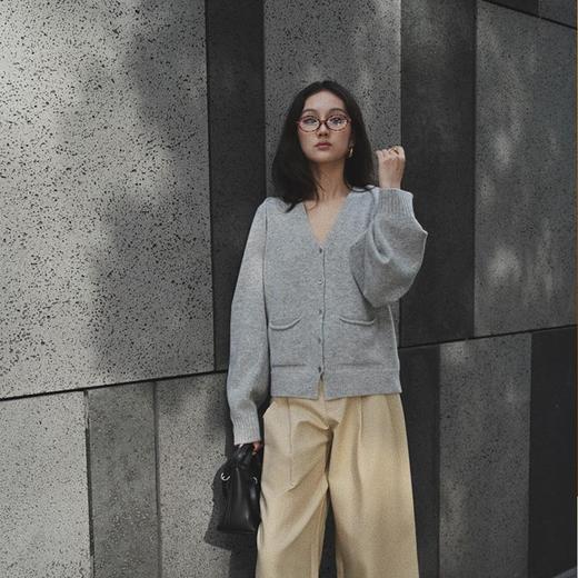 【顺丰包邮】42202 洛诗琳澳洲美丽诺羊毛混羊绒披肩背心两件套 商品图1