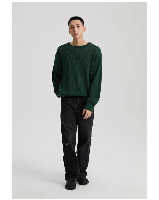 WassupHouse 镂空圆领毛衣 商品图2