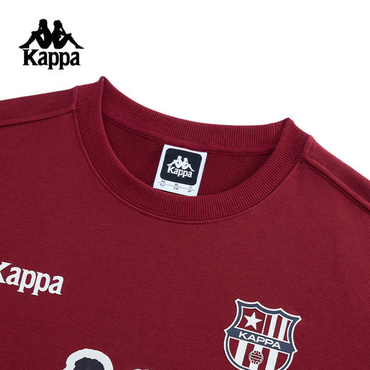 Kappa卡帕背靠背圆领运动卫衣女春秋新款休闲上衣男针织套头衫潮K0F12WT05 商品图5