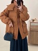 【YW】无忧购韩版收腰显瘦包扣休闲百搭羽绒服外套24028# 商品缩略图10