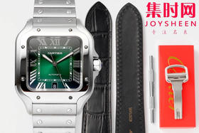 BV卡地亚SANTOS系列 山度士钢带系列 男士腕表