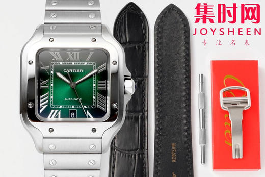 BV卡地亚SANTOS系列 山度士钢带系列 男士腕表 商品图0