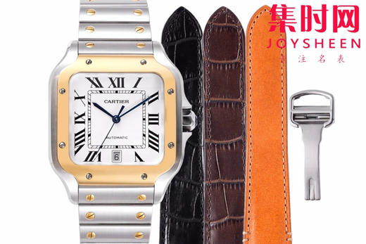 BV卡地亚SANTOS系列 山度士钢带系列 男士腕表 商品图0