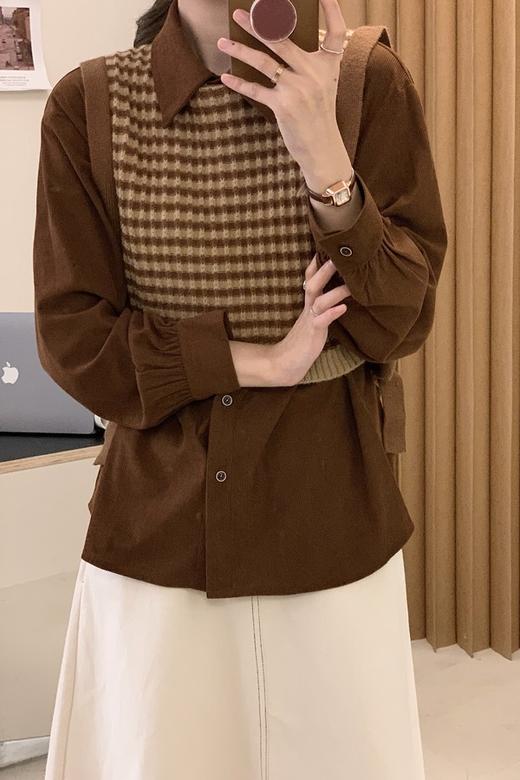 LNNNS 复古条纹针织背心 17435 商品图0