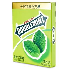 绿箭口香糖薄荷味12片装32g*10包