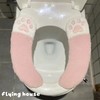 【超可爱！毛绒卡通粘贴式马桶垫】冬季高级羊羔绒又可爱马桶坐垫，亲肤绒面优选面料亲肤舒适，防水坐便器垫圈套家用QQ 商品缩略图9