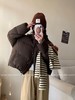 【YW】无忧购韩版连帽短款面包服小个子休闲百搭羽绒服外套24140# 商品缩略图1